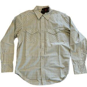 Levis (GAP) Western Shirt, size Large, NWT, Green, Yellow, blue